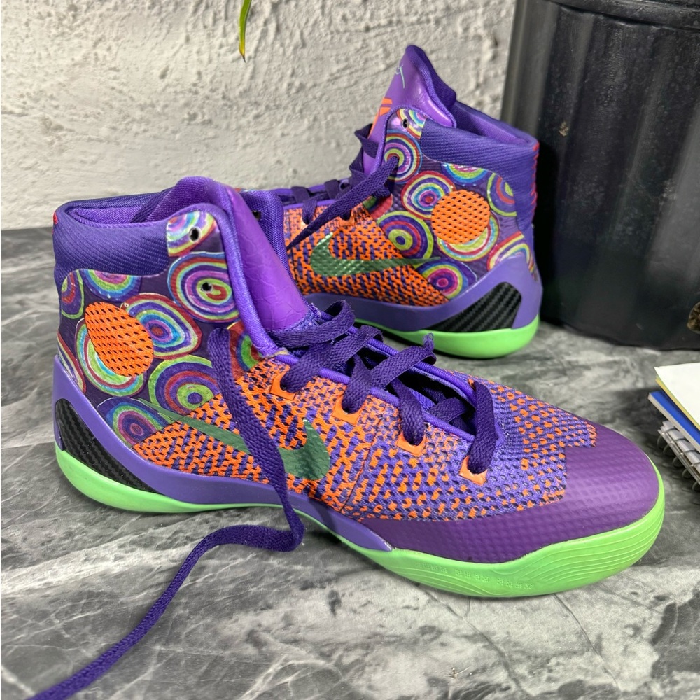 NIKE Kobe Elite 9 Purple Venom size 5Y / or 6.5 women’s - Picture 6 of 9